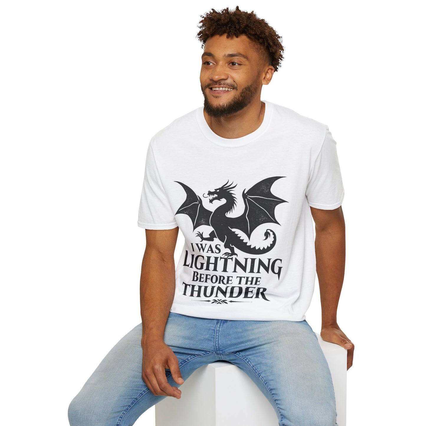 I Was Lightning Before the Thunder" Dragon Design