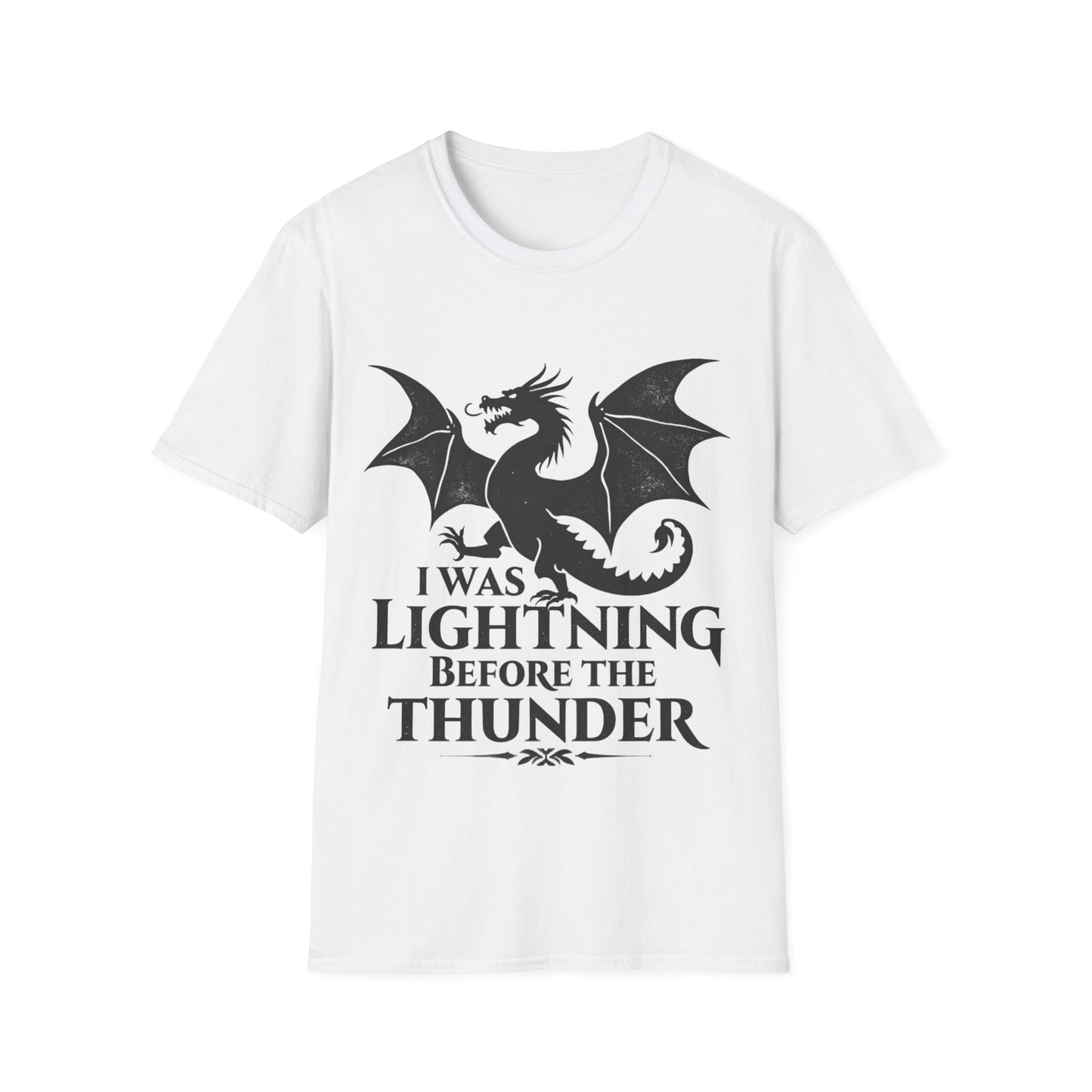 I Was Lightning Before the Thunder" Dragon Design