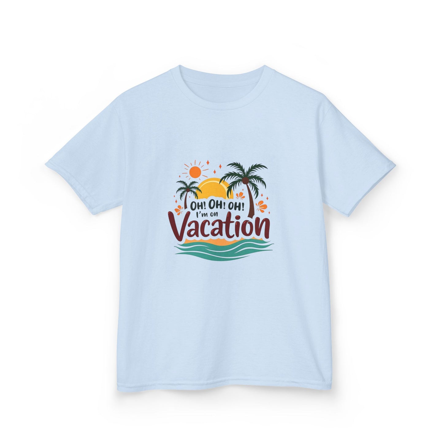 Kids T-Shirt Oh Oh Oh I'm On Vacation