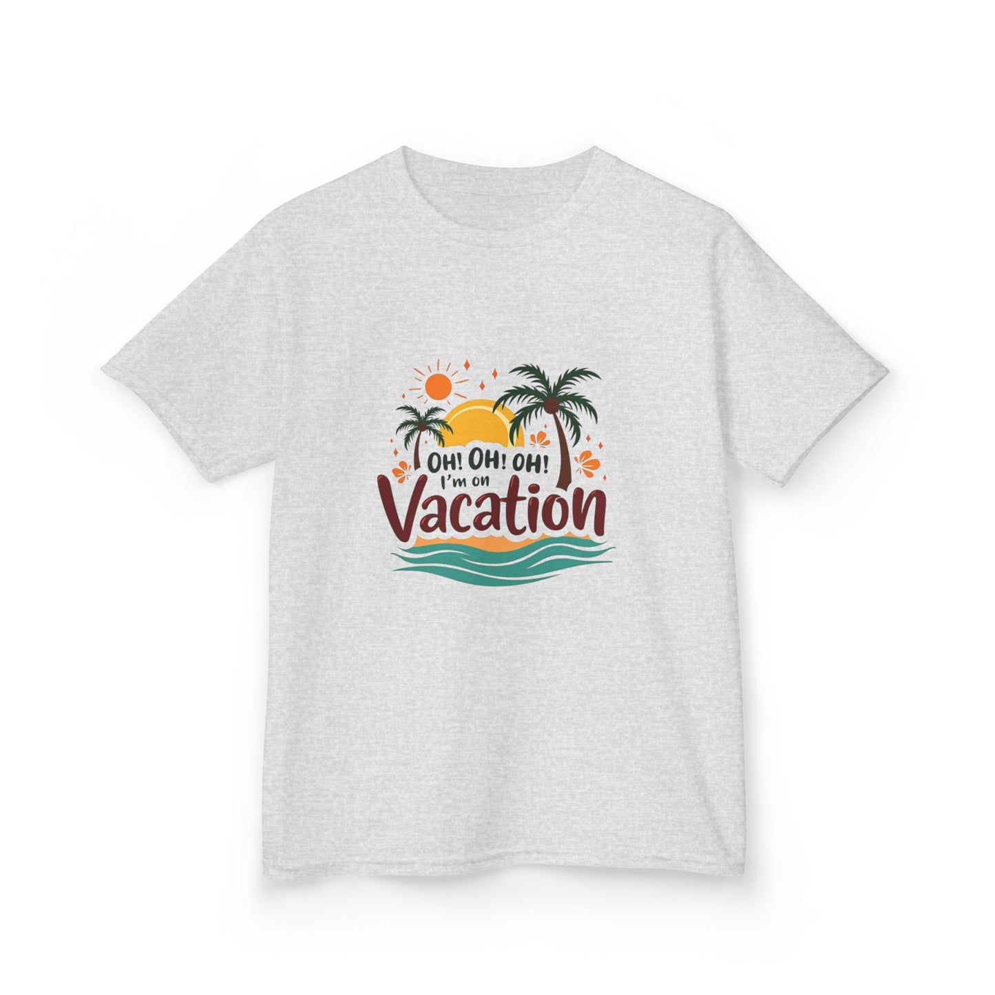 Kids T-Shirt Oh Oh Oh I'm On Vacation