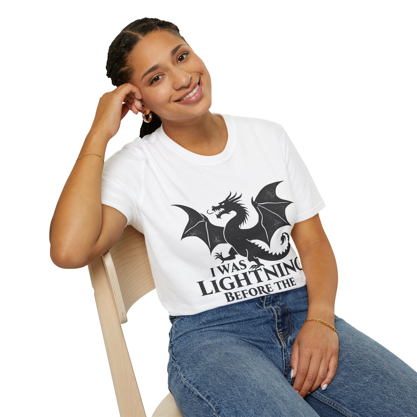 I Was Lightning Before the Thunder" Dragon Design