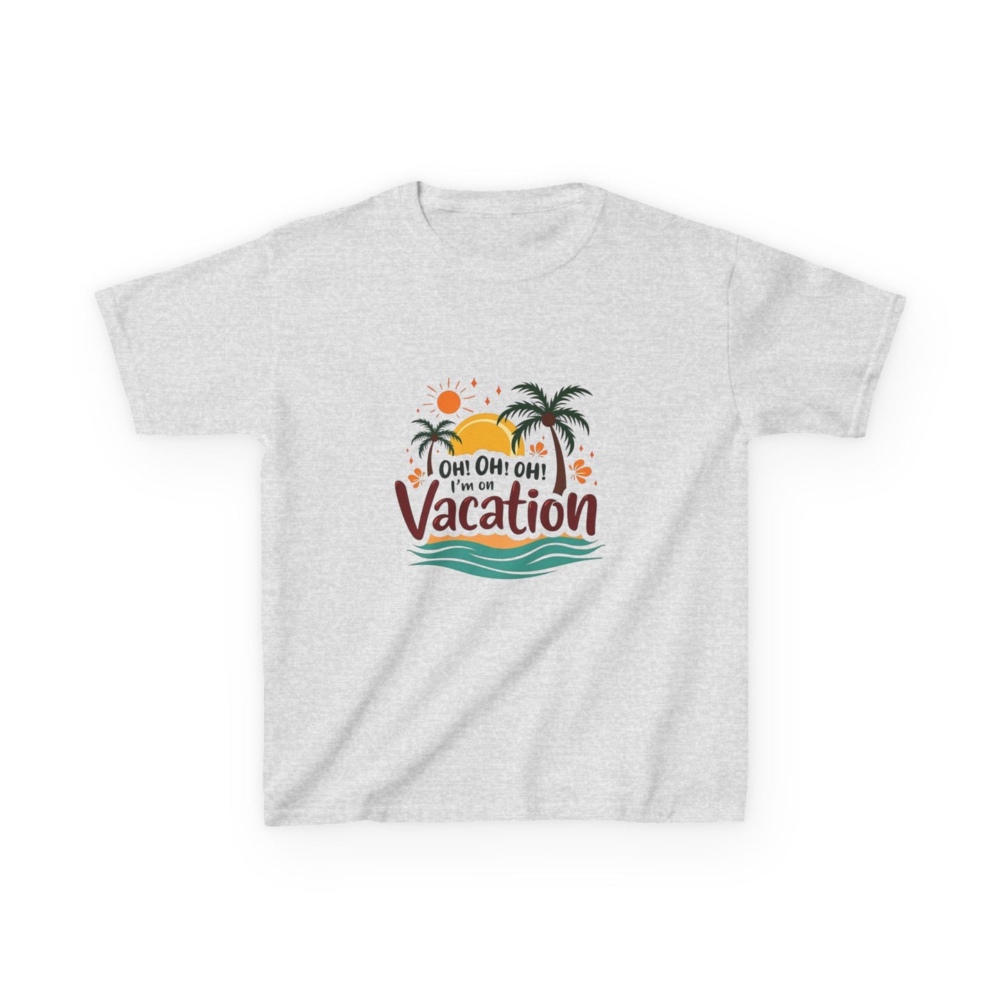 Kids T-Shirt Oh Oh Oh I'm On Vacation