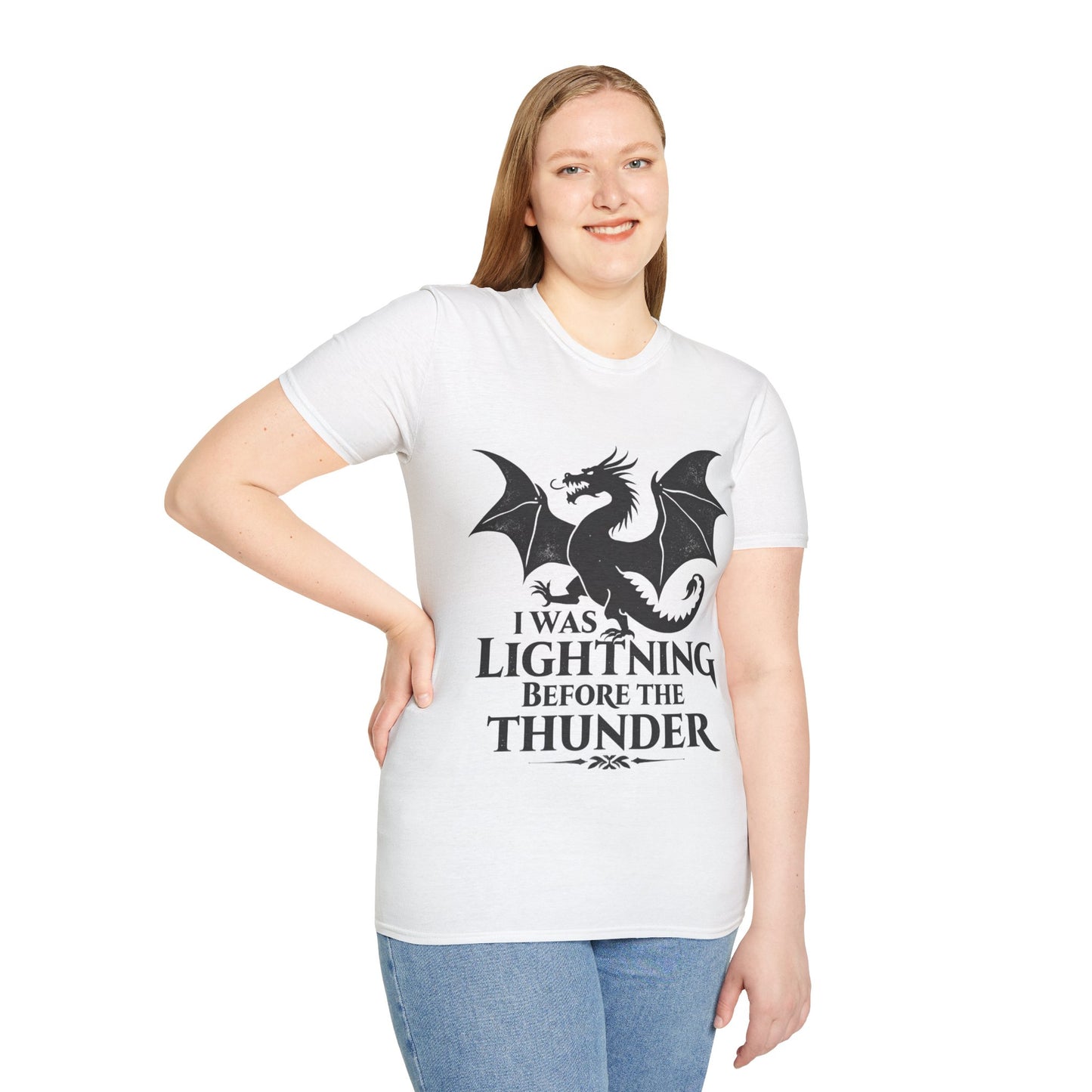 I Was Lightning Before the Thunder" Dragon Design