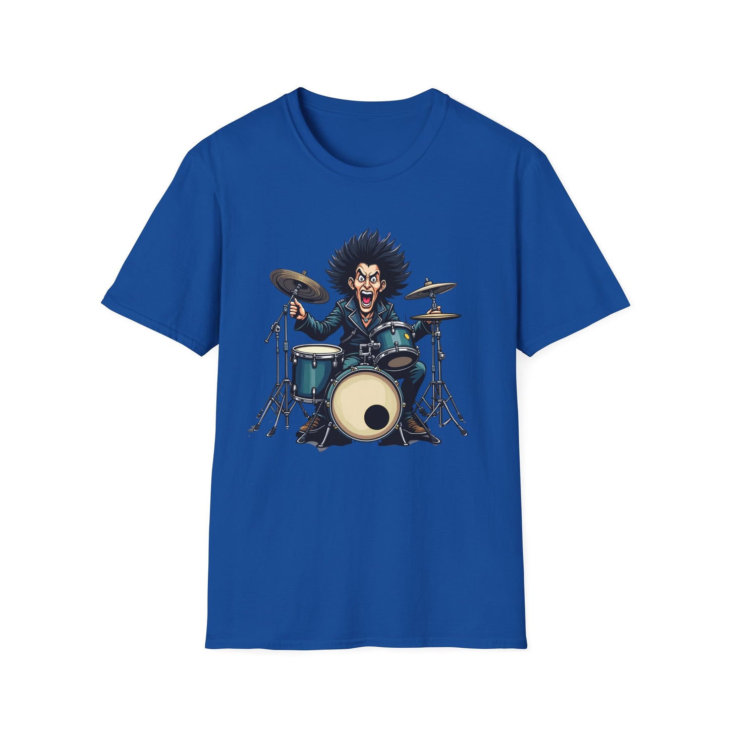 Heavy Metal Drummer Adult T-Shirt