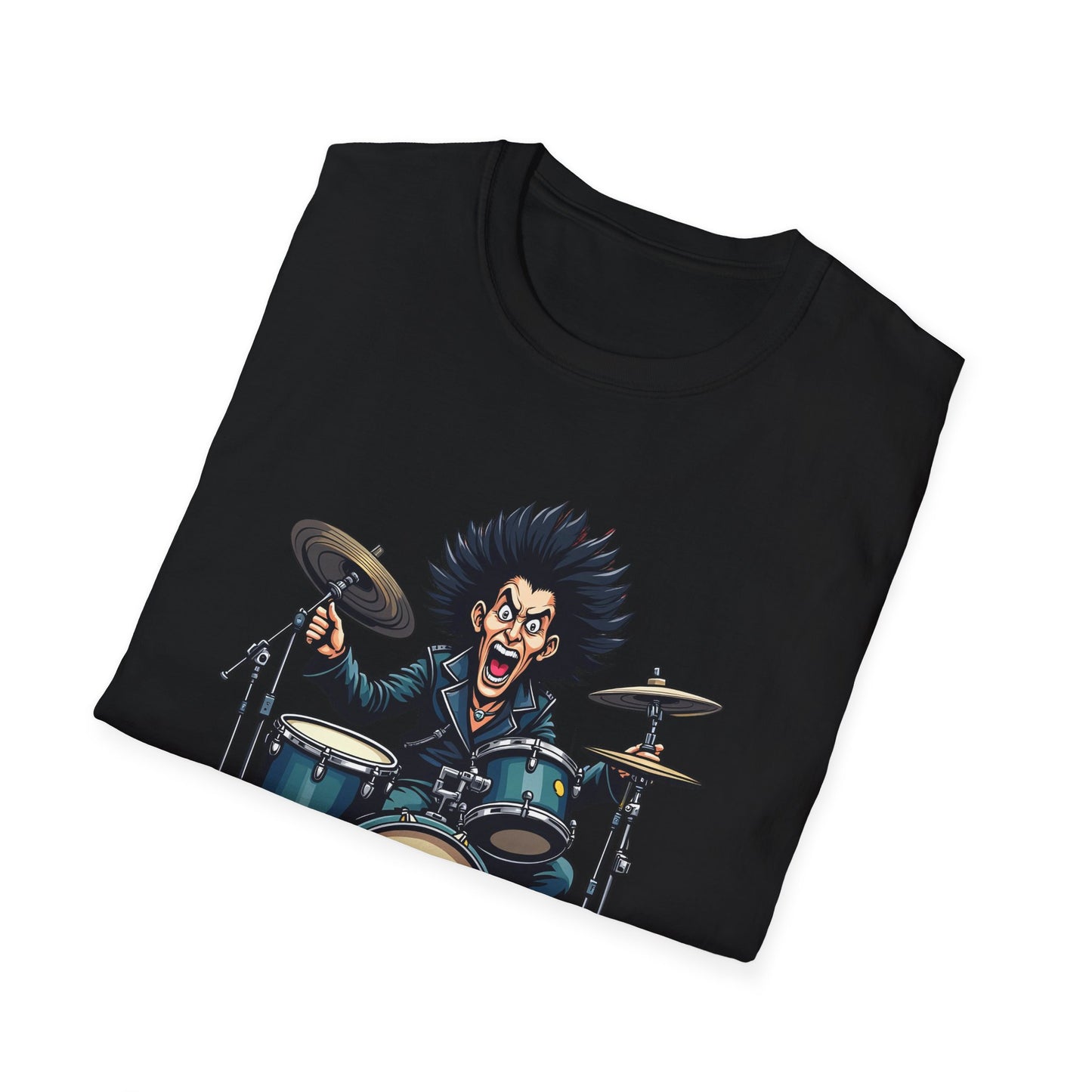 Heavy Metal Drummer Adult T-Shirt