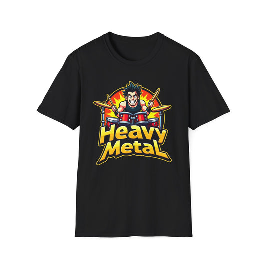 Heavy Metal Drummer T-Shirt - Perfect for Music Lovers