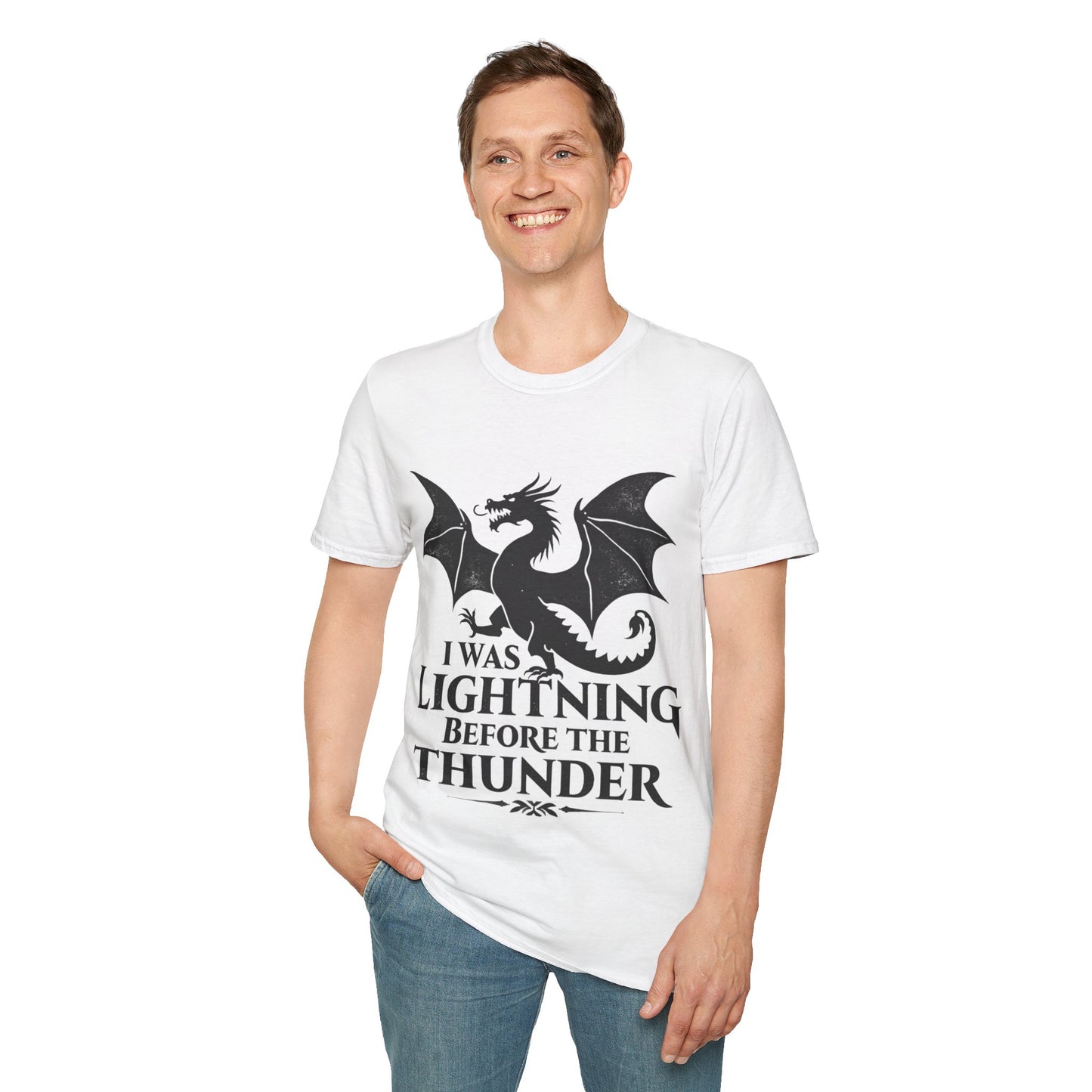 I Was Lightning Before the Thunder" Dragon Design