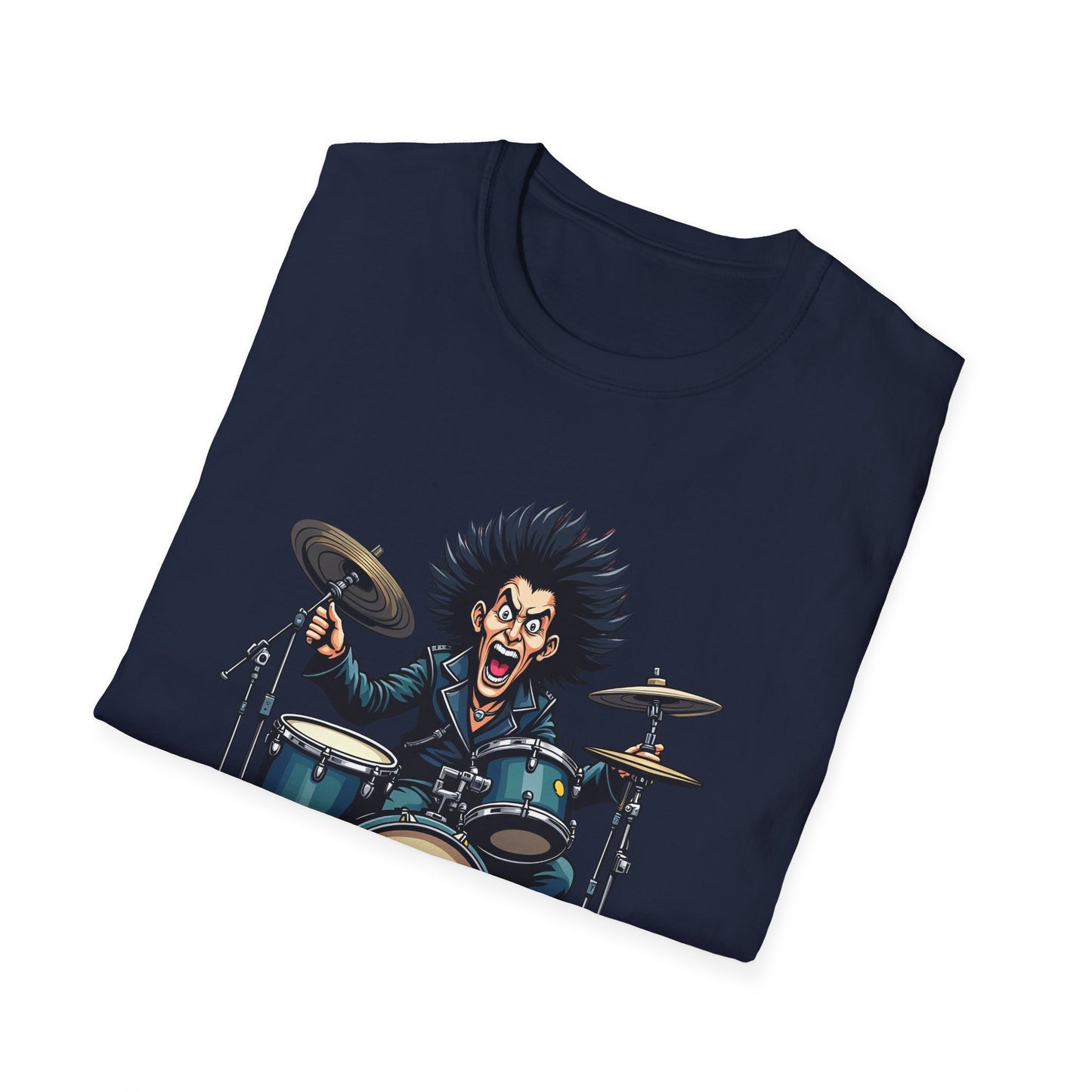 Heavy Metal Drummer Adult T-Shirt