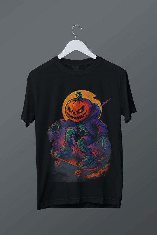 Skateboard Pumpkin T-Shirt