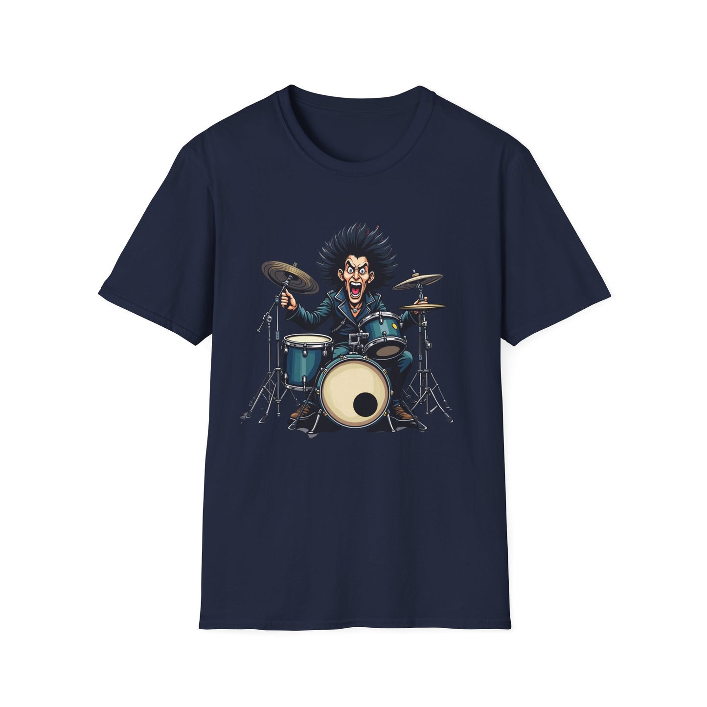 Heavy Metal Drummer Adult T-Shirt