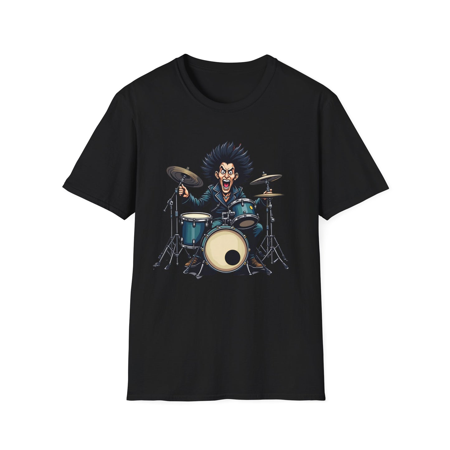 Heavy Metal Drummer Adult T-Shirt